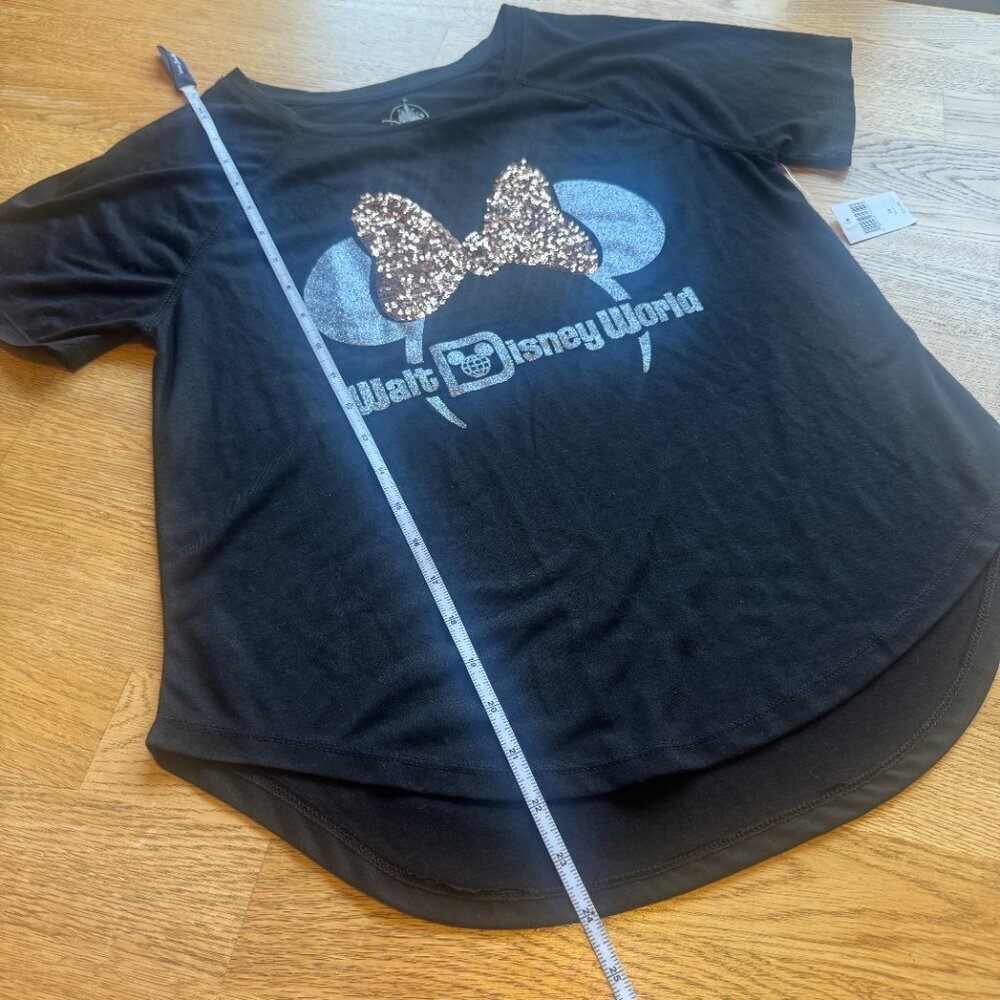 Walt Disney World Sequin Glitter Minnie Ears Top Size Small NWT - Picture 6 of 6